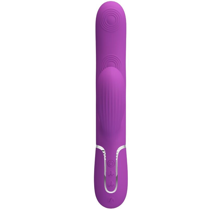 PRETTY LOVE - PERLITA VIBRATEUR LAPIN MULTIFONCTION 3 EN 1 VIOLET
