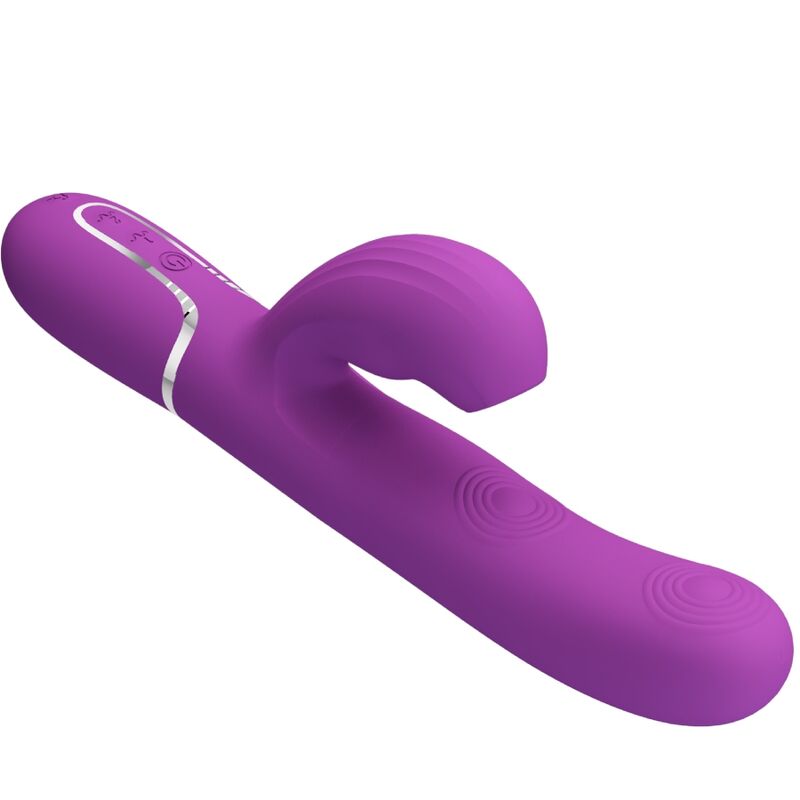 PRETTY LOVE - PERLITA VIBRATEUR LAPIN MULTIFONCTION 3 EN 1 VIOLET