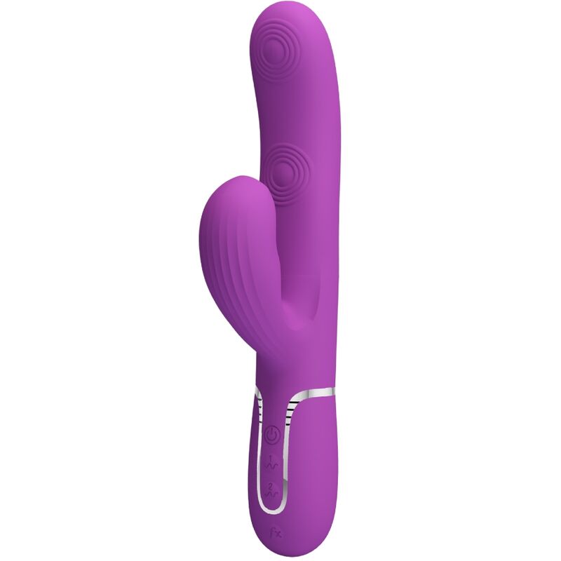 PRETTY LOVE - PERLITA VIBRATEUR LAPIN MULTIFONCTION 3 EN 1 VIOLET