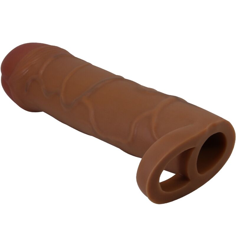 PRETTY LOVE - ANNEAU PÉNIS AVEC EXTENSION DE 2,5 CM MULÂTRE