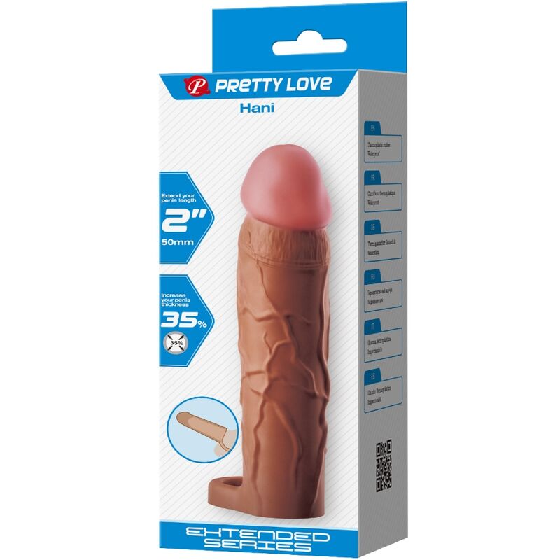 PRETTY LOVE - HANI GAINE PÉNISSIENNE AVEC ALLONGEMENT DE 5 CM MULATTE