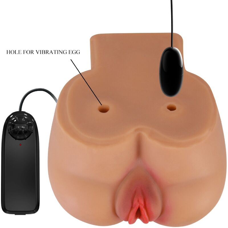 CRAZY BULL - VIBREUR KYLIE ASS AVEC VAGIN ET ANUS RÉALISTES TÉLÉCOMMANDÉ