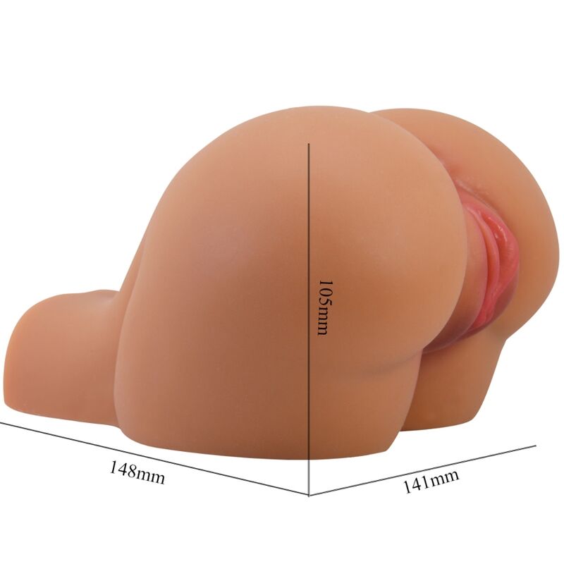 CRAZY BULL - VIBREUR KYLIE ASS AVEC VAGIN ET ANUS RÉALISTES TÉLÉCOMMANDÉ
