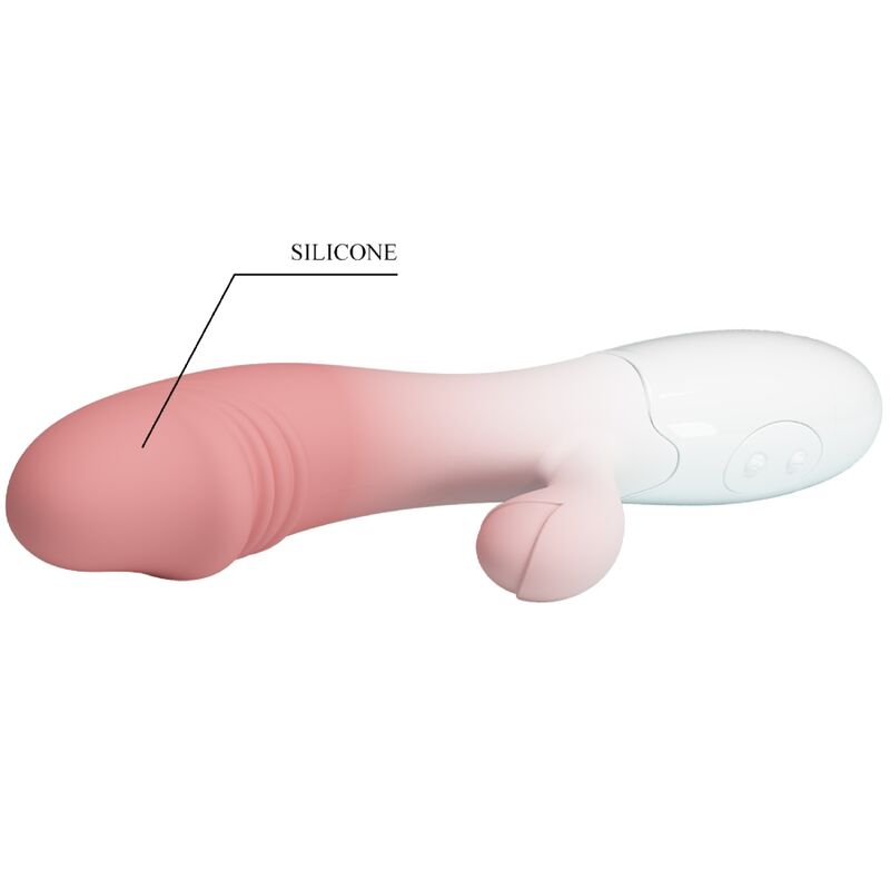 PRETTY LOVE - VIBROMASSEUR LAPIN SNAPPY 30 VIBRATIONS ROSE