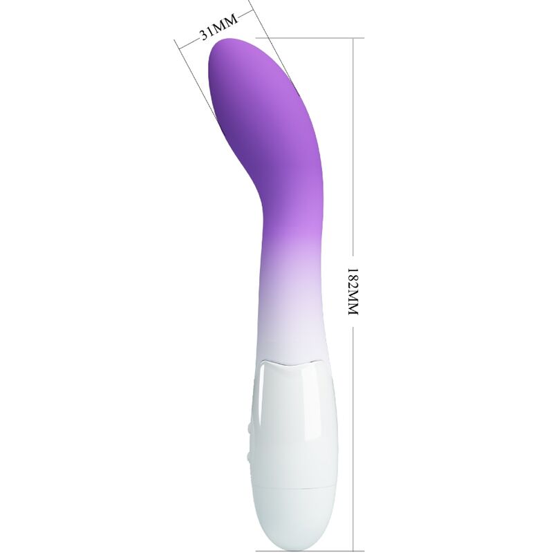 PRETTY LOVE - VIBROMASSEUR POINT G BISHOP 30 VIBRATIONS VIOLET