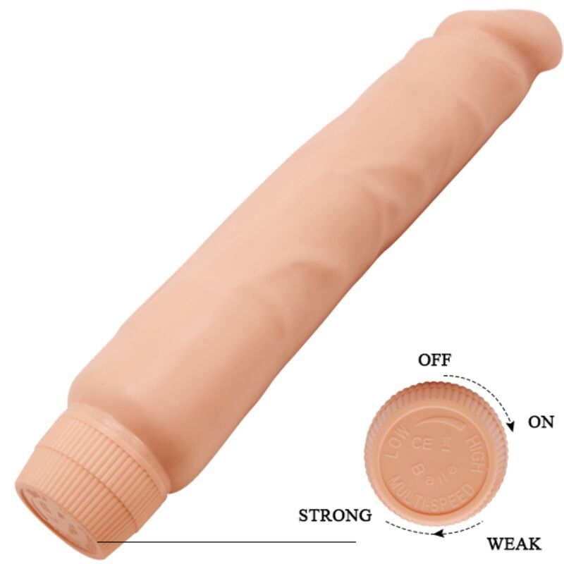 BAILE - VIBROMASSEUR RÉALISTE JACK 26 CM COULEUR CHAIR
