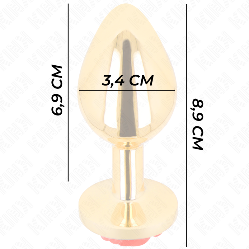 KINK - PLUG ANAL OR ROSE TAILLE M