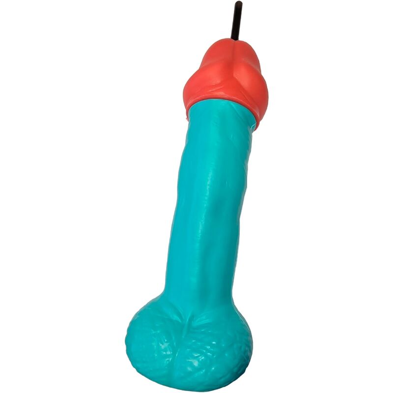 DIABLO PICANTE - GOBELET EN PLASTIQUE PÉNIS BLEU