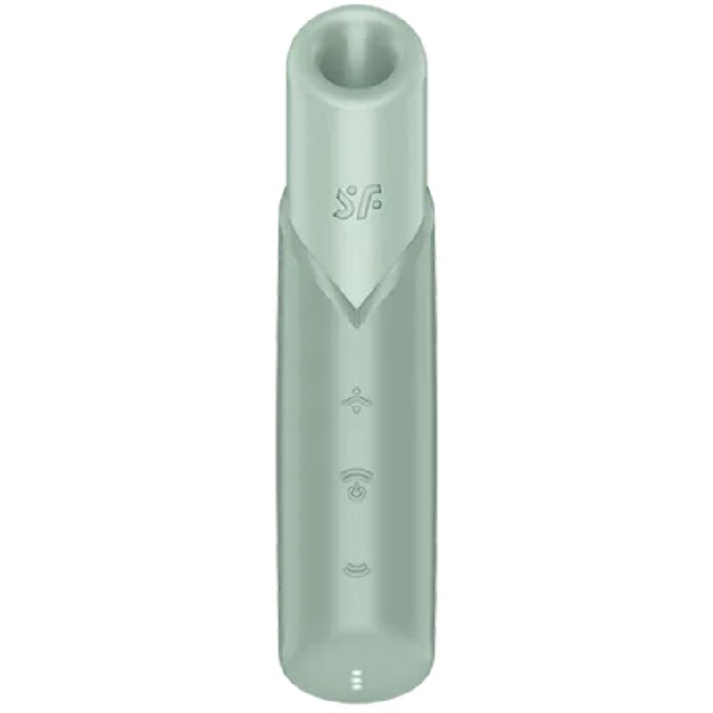 SATISFYER - STIMULATEUR CLITORIDIEN NAUGHTY KISS WAVE AIGUE-MARINE