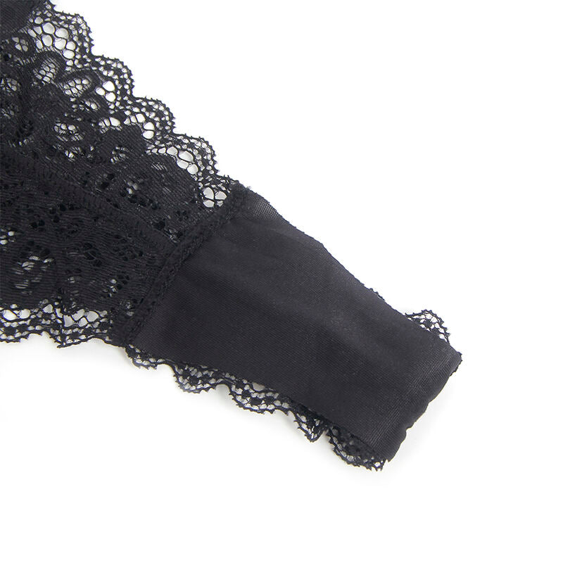 SUBBLIME - 955458 BODY EN CUIR NOIR ZIPPÉ S/M