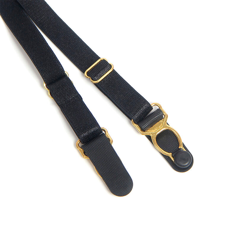 SUBBLIME - 955465 BODY NOIR EN CUIR AVEC FERMETURE ÉCLAIR L/XL