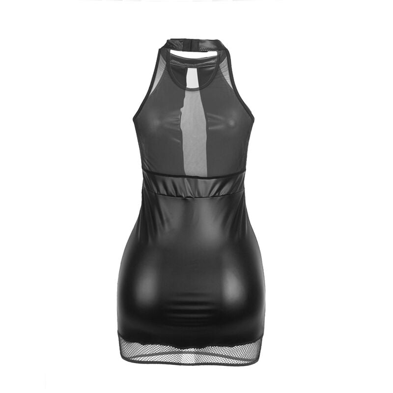 SUBBLIME - 955489 ROBE LICOU TRANSPARENTE, NOIRE, L/XL