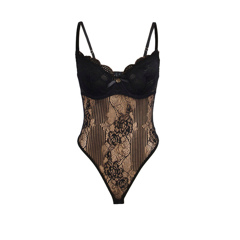 SUBBLIME - 955625 BODY STRING EN DENTELLE NOIR L/XL