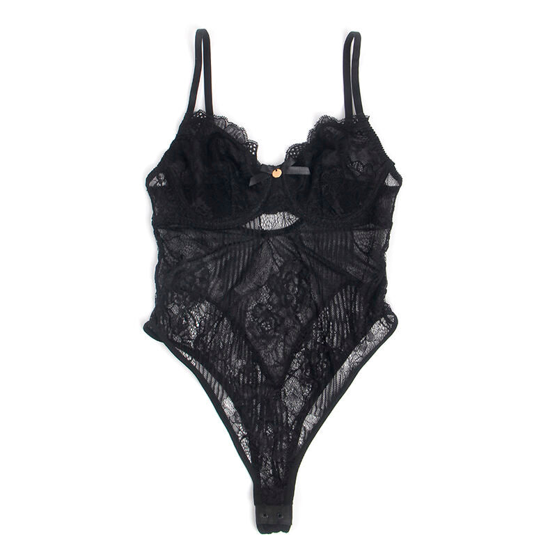 SUBBLIME - 955625 BODY STRING EN DENTELLE NOIR L/XL