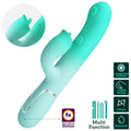 PRETTY LOVE - GIGI VIBRO-LAPIN MULTIFONCTION VERT D'EAU