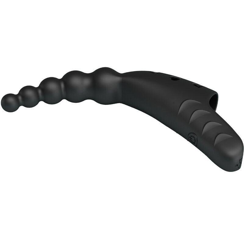 PRETTY LOVE - VIBROMASSEUR DE DOIGT JORDIN 10 VIBRATIONS NOIR