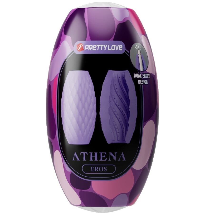 PRETTY LOVE - MASTURBATEUR MASCULIN EN SILICONE ATHENA EROS VIOLET
