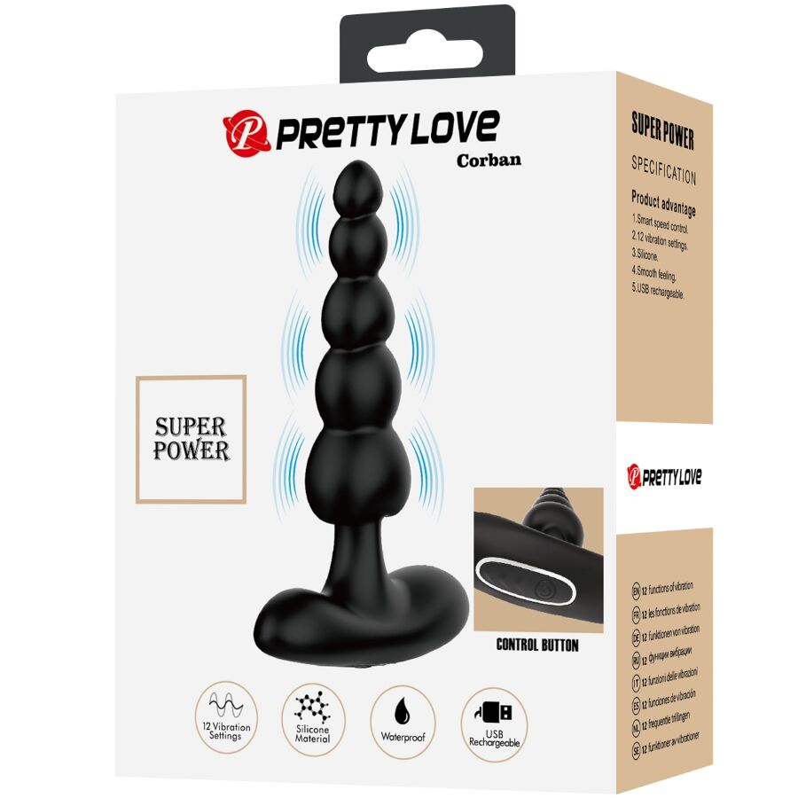 PRETTY LOVE - CORBAN ANALVIBRATOR 10 VIBRATIONS NOIR