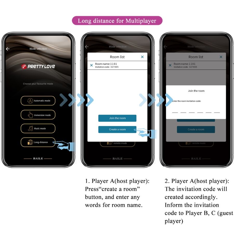 PRETTY LOVE - VIBRATEUR TÉLÉCOMMANDÉ VIA APPLICATION LEVIATHAN VIOLET