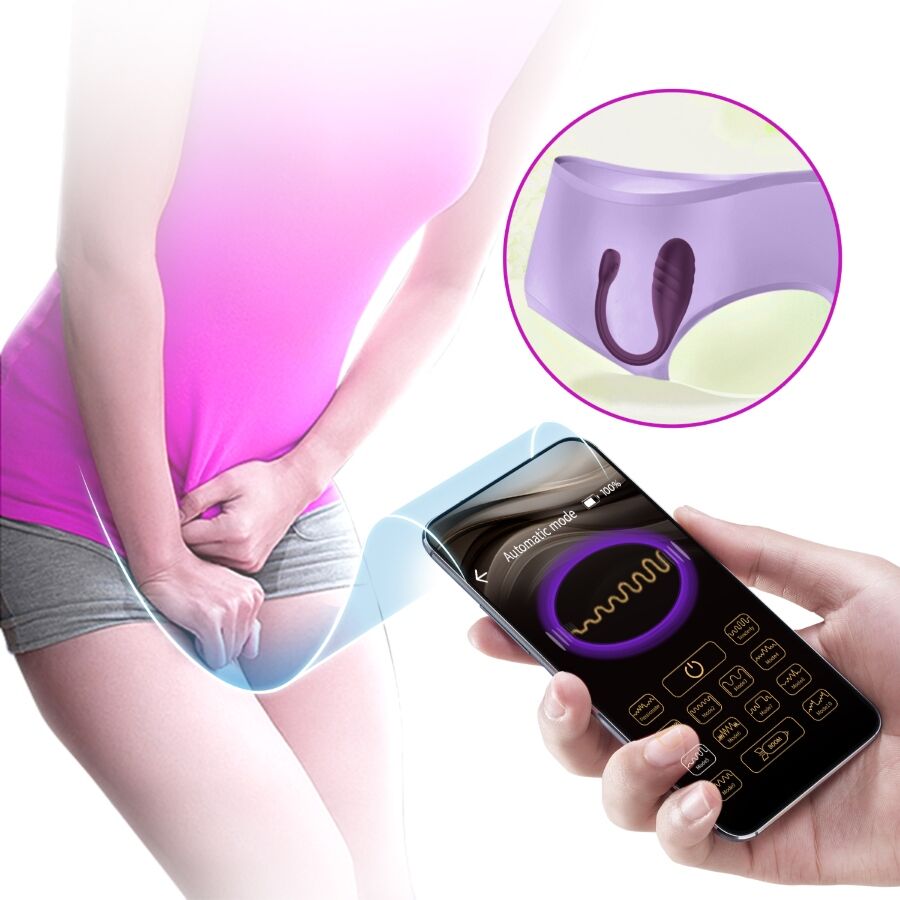 PRETTY LOVE - VIBRATEUR TÉLÉCOMMANDÉ VIA APPLICATION LEVIATHAN VIOLET