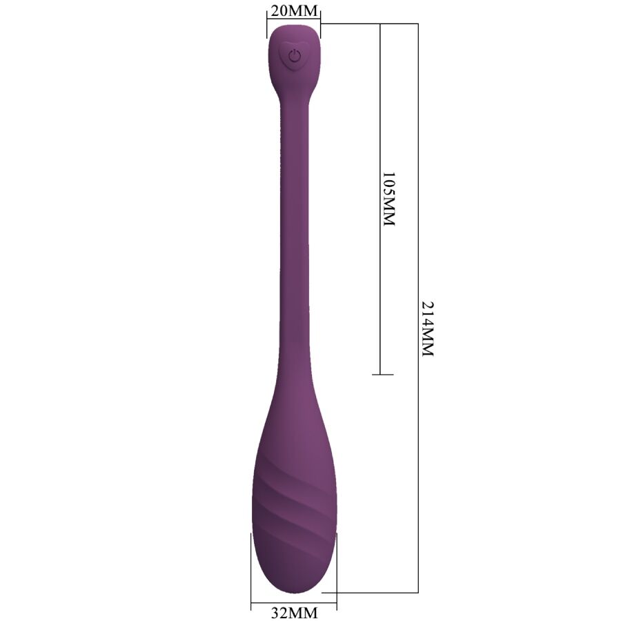 PRETTY LOVE - VIBRATEUR TÉLÉCOMMANDÉ VIA APPLICATION LEVIATHAN VIOLET