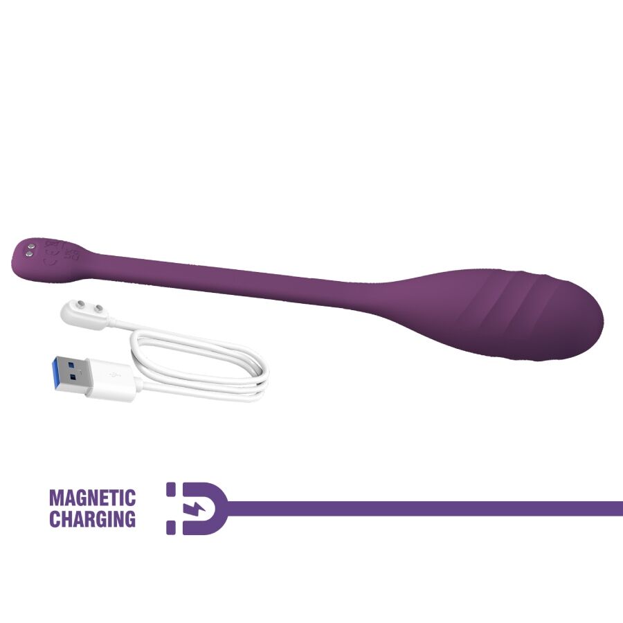 PRETTY LOVE - VIBRATEUR TÉLÉCOMMANDÉ VIA APPLICATION LEVIATHAN VIOLET