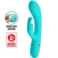 PRETTY LOVE - SCOCCO VIBRATEUR LAPIN TURQUOISE