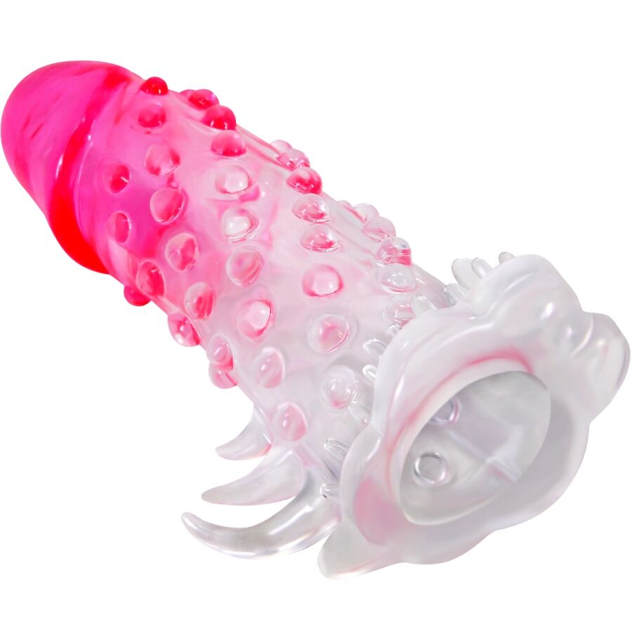 PRETTY LOVE - WILFORD GAINE D'AGRANDISSEMENT RÉALISTE AVEC PÉNIS EN RELIEF ROSE