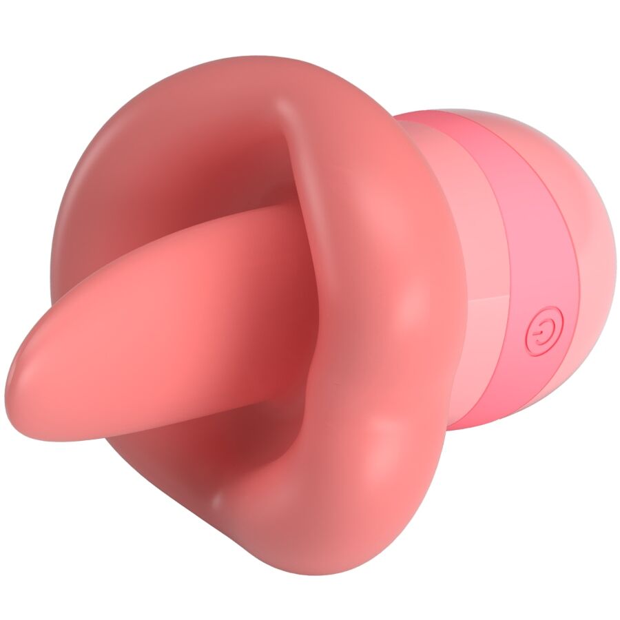 PRETTY LOVE - KYLEE STIMULATEUR LANGUE-CLITORIS 10 VIBRATIONS NUDE ROSE