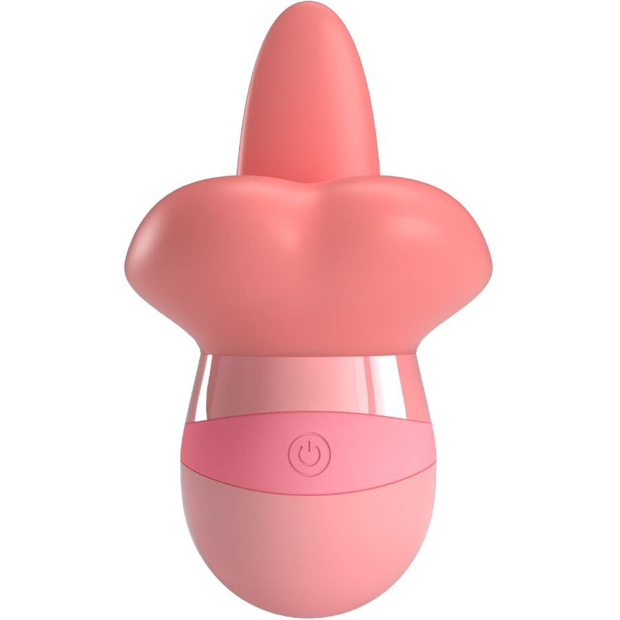 PRETTY LOVE - KYLEE STIMULATEUR LANGUE-CLITORIS 10 VIBRATIONS NUDE ROSE