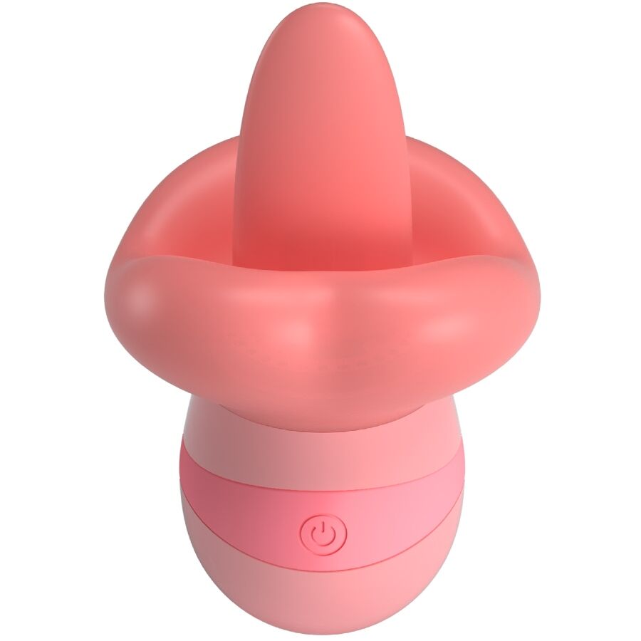 PRETTY LOVE - KYLEE STIMULATEUR LANGUE-CLITORIS 10 VIBRATIONS NUDE ROSE
