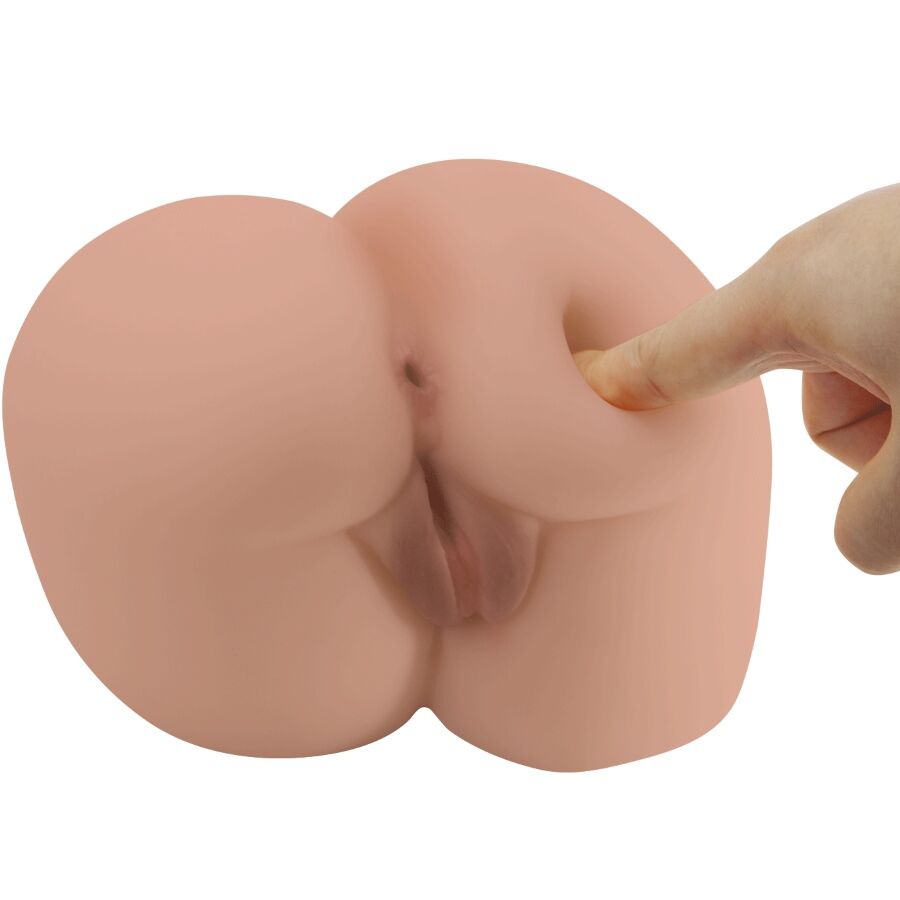 CRAZY BULL - VIBREUR DE FESSES BERNACE AVEC VAGIN ET ANUS RÉALISTES TÉLÉCOMMANDE
