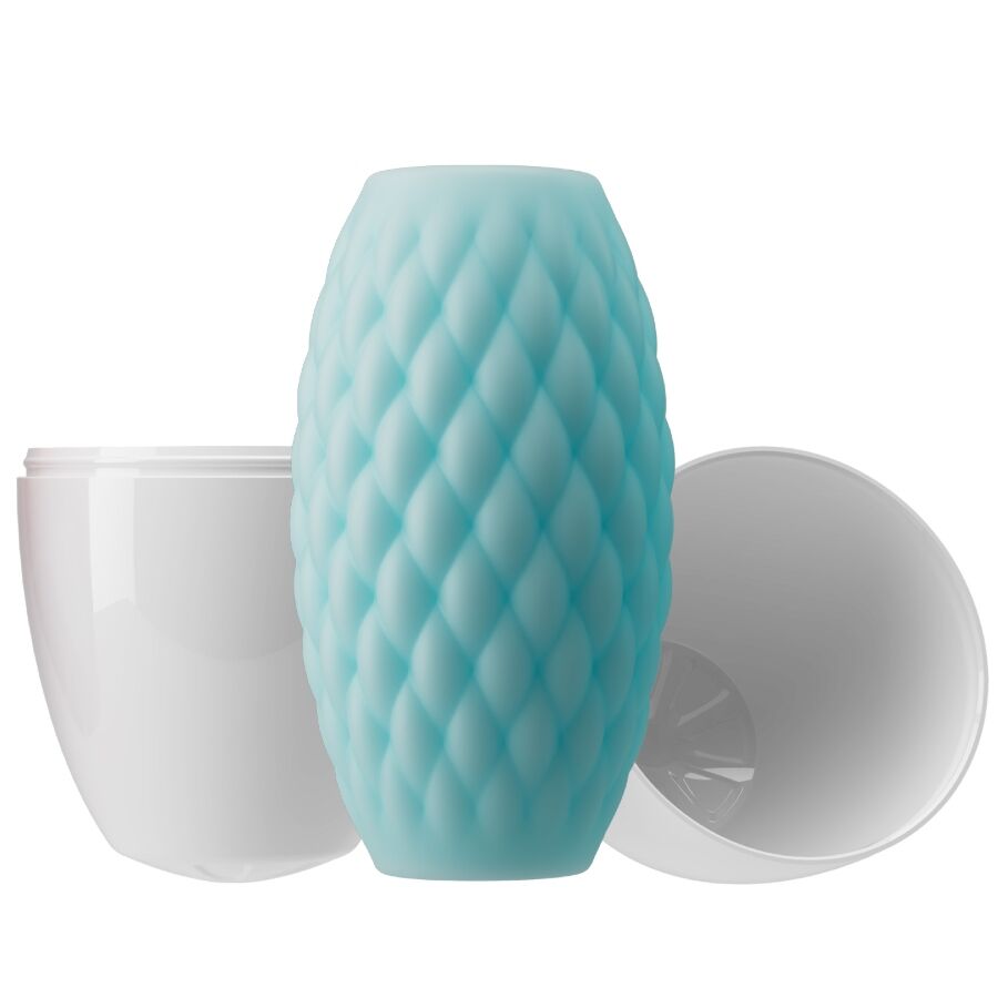 PRETTY LOVE - ATHENA EROS MASTURBATEUR MASCULIN EN SILICONE, BLEU CIEL