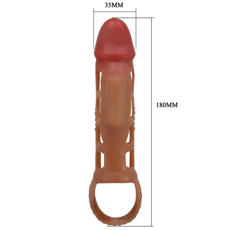 PRETTY LOVE - GAINE DE PÉNIS VIBRANTE PRESTON 18 CM