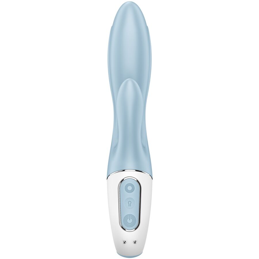 SATISFYER - AIR PUMP BUNNY 1 VIBRATEUR LAPIN GONFLABLE BLEU