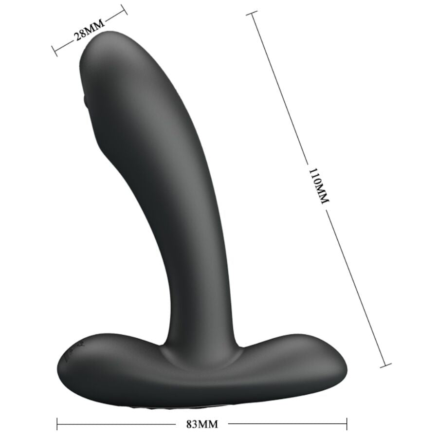 PRETTY LOVE - REMINGTON MASSEUR VIBRANT ANAL ET VAGINAL NOIR