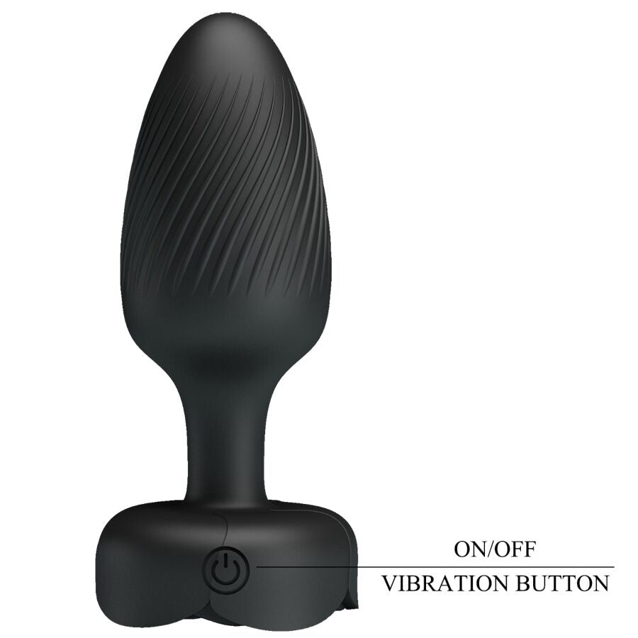 PRETTY LOVE - VARIAN ANAL PLUG MIT LED-LICHT SCHWARZ 10,8 CM