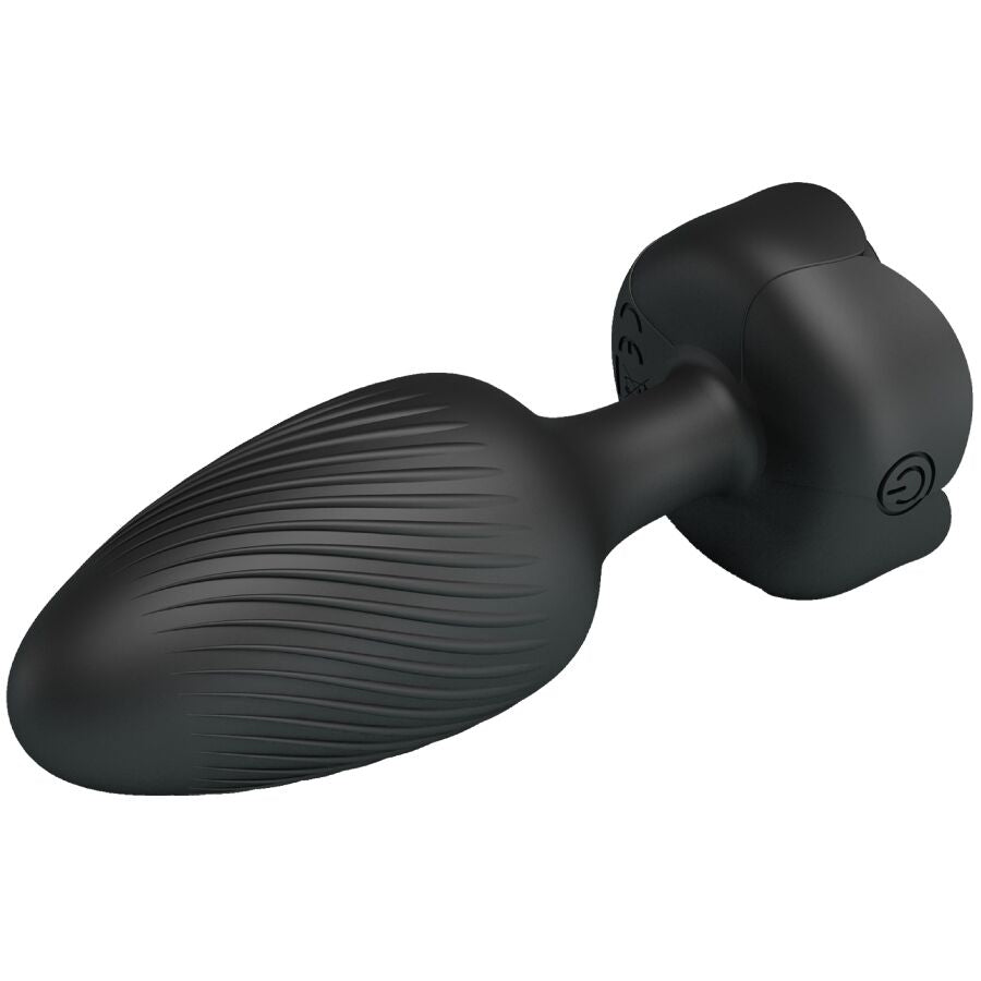PRETTY LOVE - VARIAN ANAL PLUG MIT LED-LICHT SCHWARZ 10,8 CM