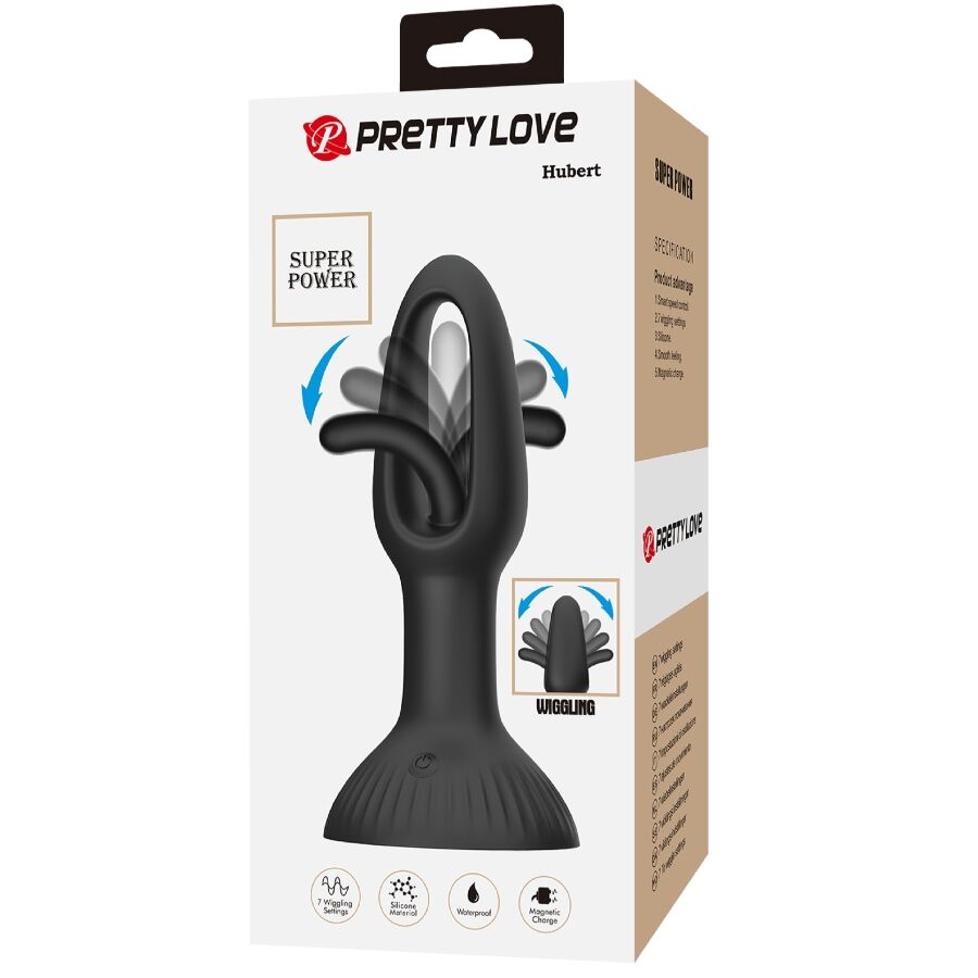 PRETTY LOVE - PLUG ANAL HUBERT AVEC 7 MODES DE VIBRATION