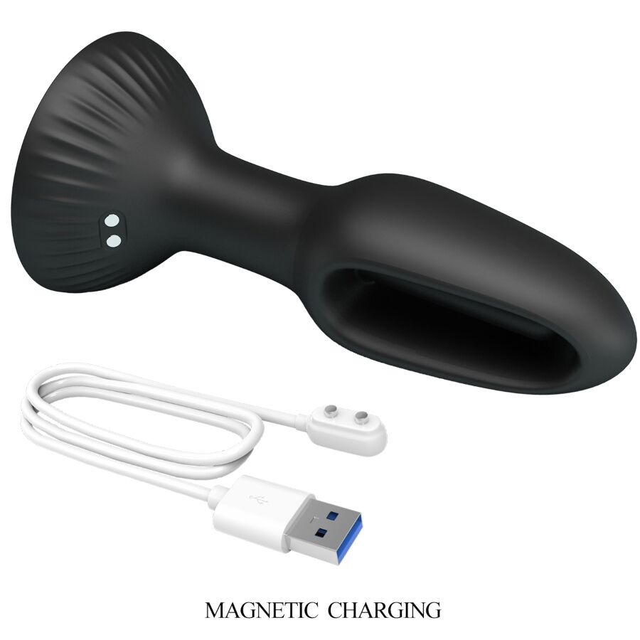 PRETTY LOVE - PLUG ANAL HUBERT AVEC 7 MODES DE VIBRATION