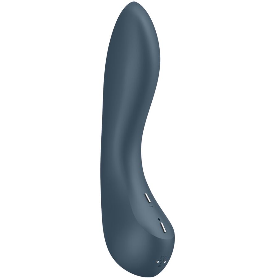 SATISFYER - G-SPOT WAVE 4 VIBREUR 12 PROGRAMMES DE VIBRATION GRIS FONCÉ