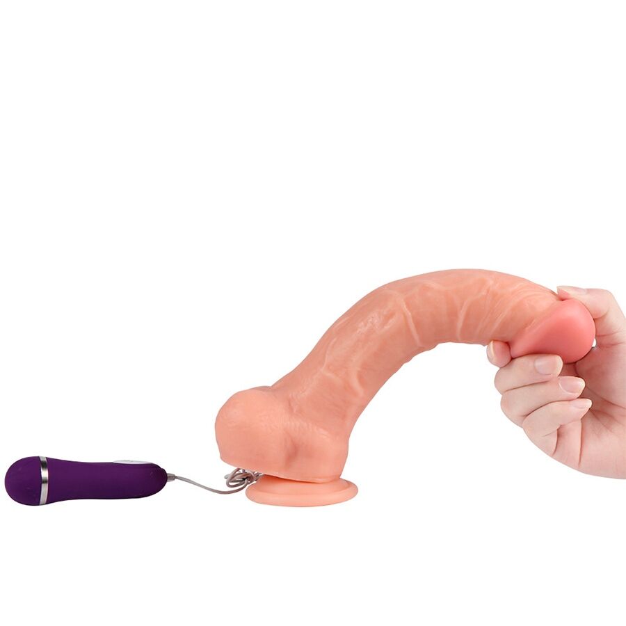 SHEQU - VIBRATEUR-GODEMICHET APOLO AVEC TÉLÉCOMMANDE 24,5 CM