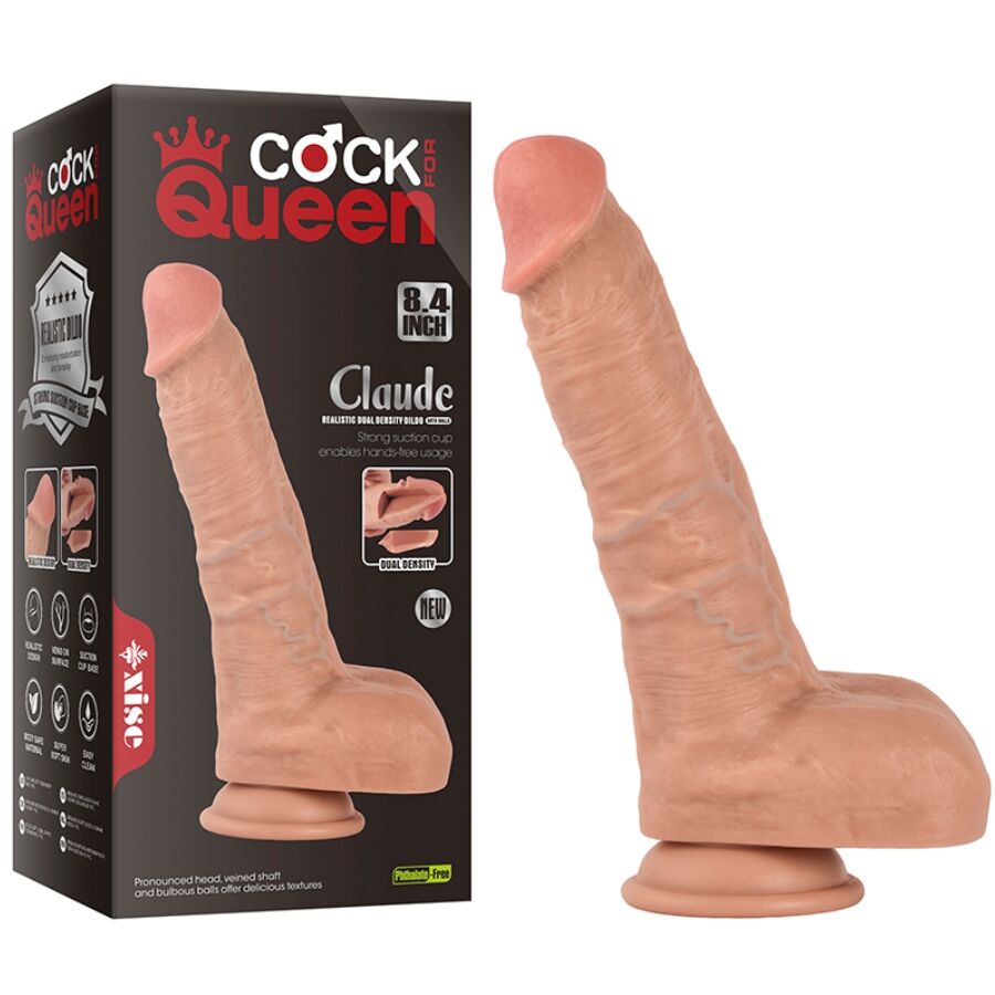 XISE - GODEMICHET DOUBLE DENSITÉ RÉALISTE CLAUDE 16,5 CM