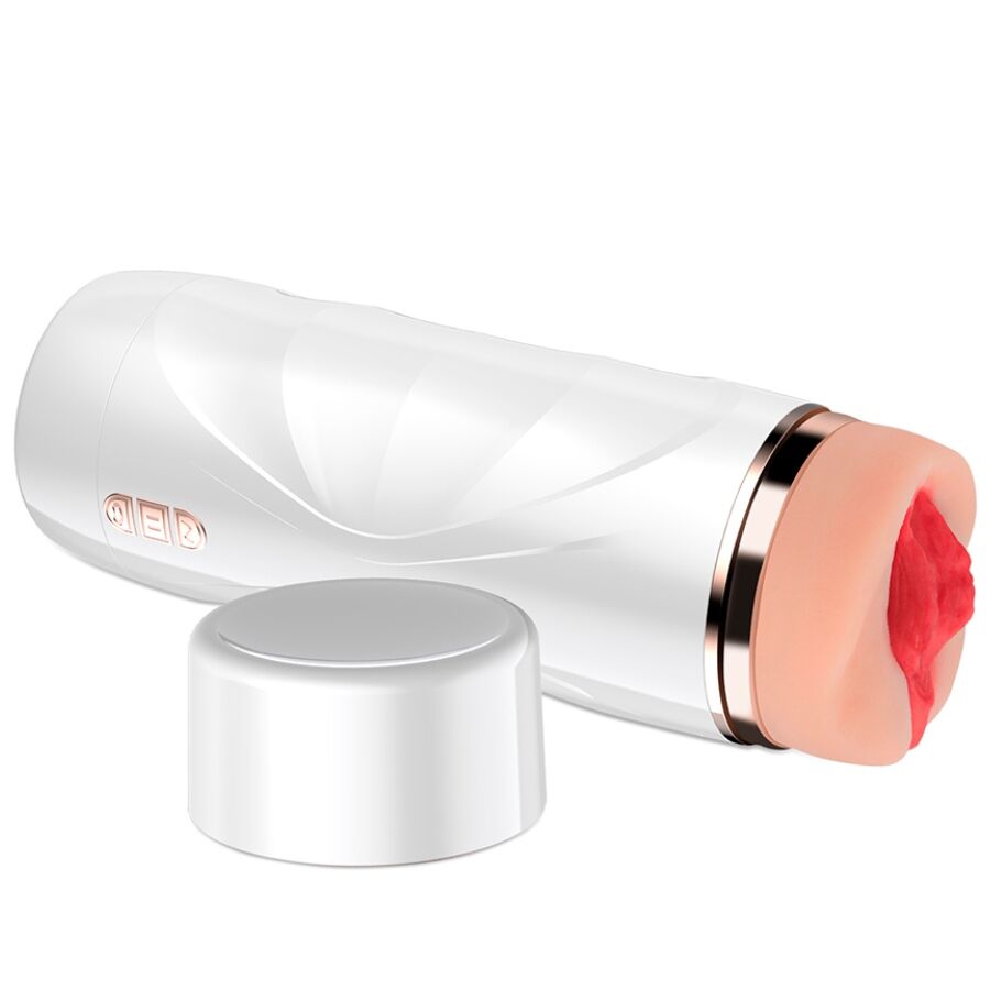 SHEQU - MASTURBATEUR VAGINAL VIBRANT RILEY AVEC VENTOUSE