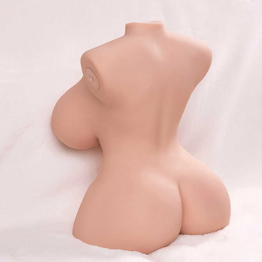 XISE – PETIT TORSE RÉALISTE AVEC VIBRATION FÉMININE, 40 CM