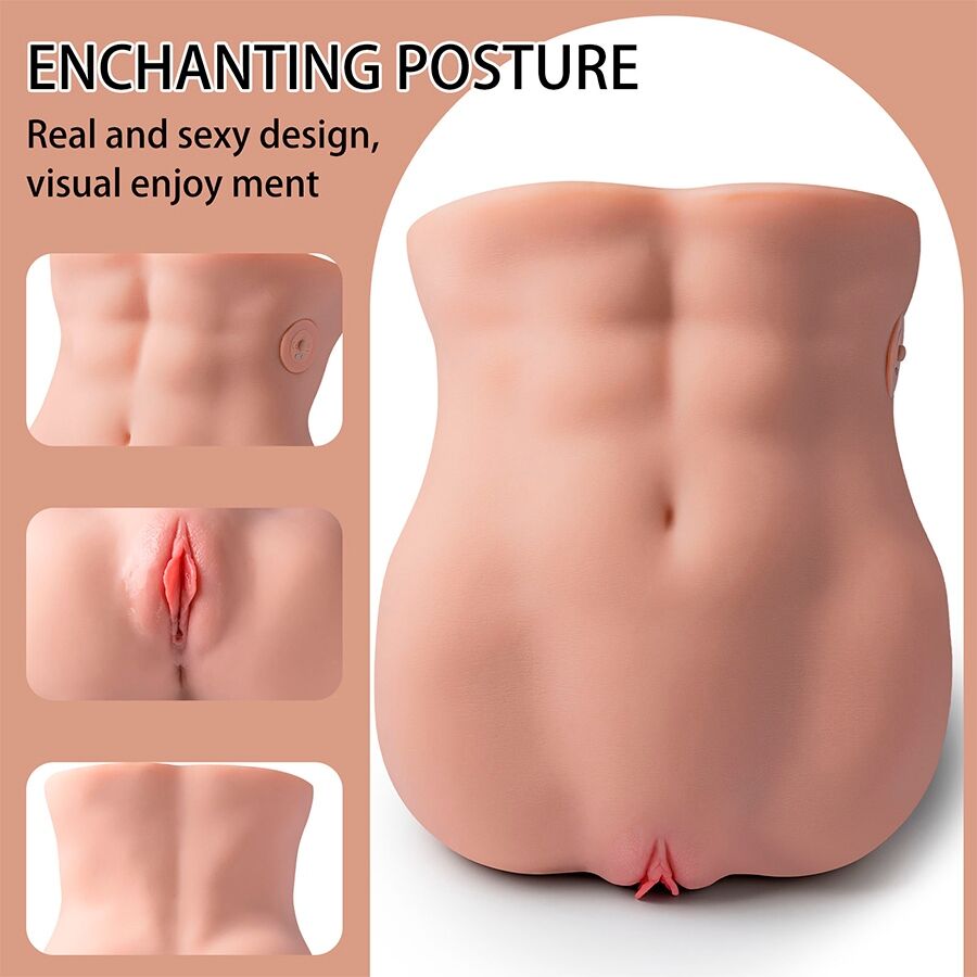 XISE - LYDIA Masturbator für die weibliche Vagina mit Stoßfunktion, 25 cm