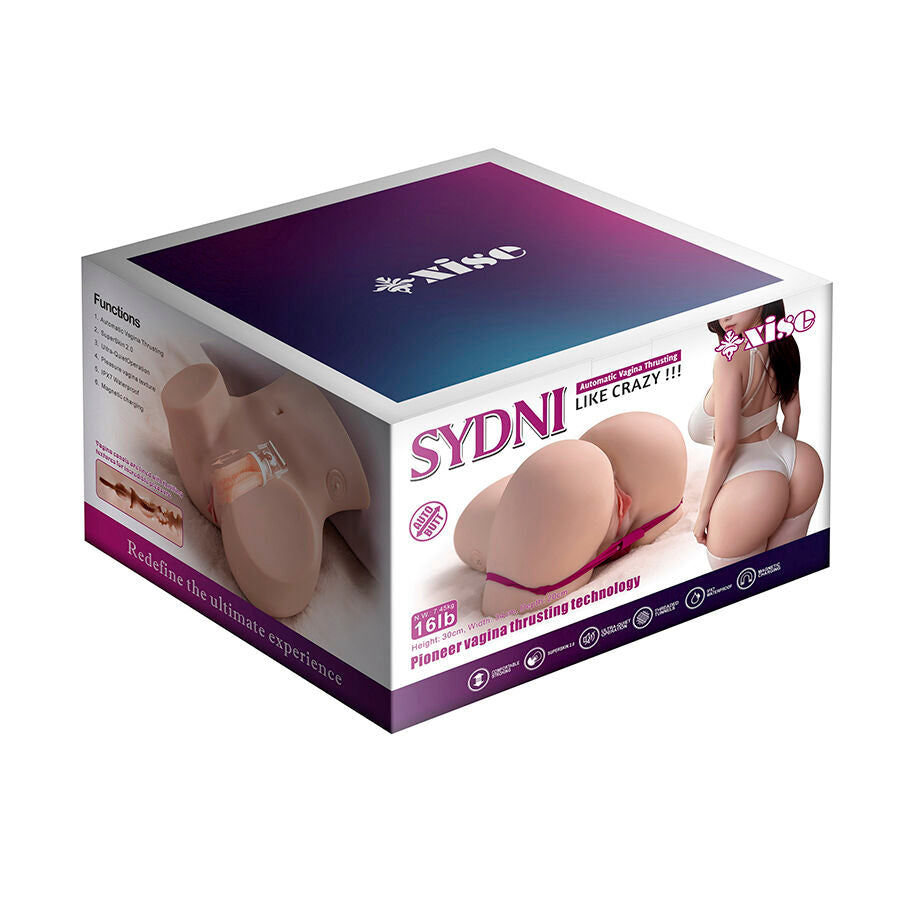 XISE - SYDNI REALISTISCHER MEHRFACHPOSITIONS-VAGINA-MASTURBATOR MIT STOSSFUNKTION