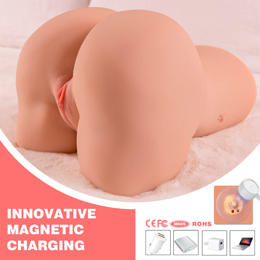 XISE - DANAE MASTURBATEUR VAGINAL RÉALISTE AVEC VIBRATIONS MULTI-POSITIONS