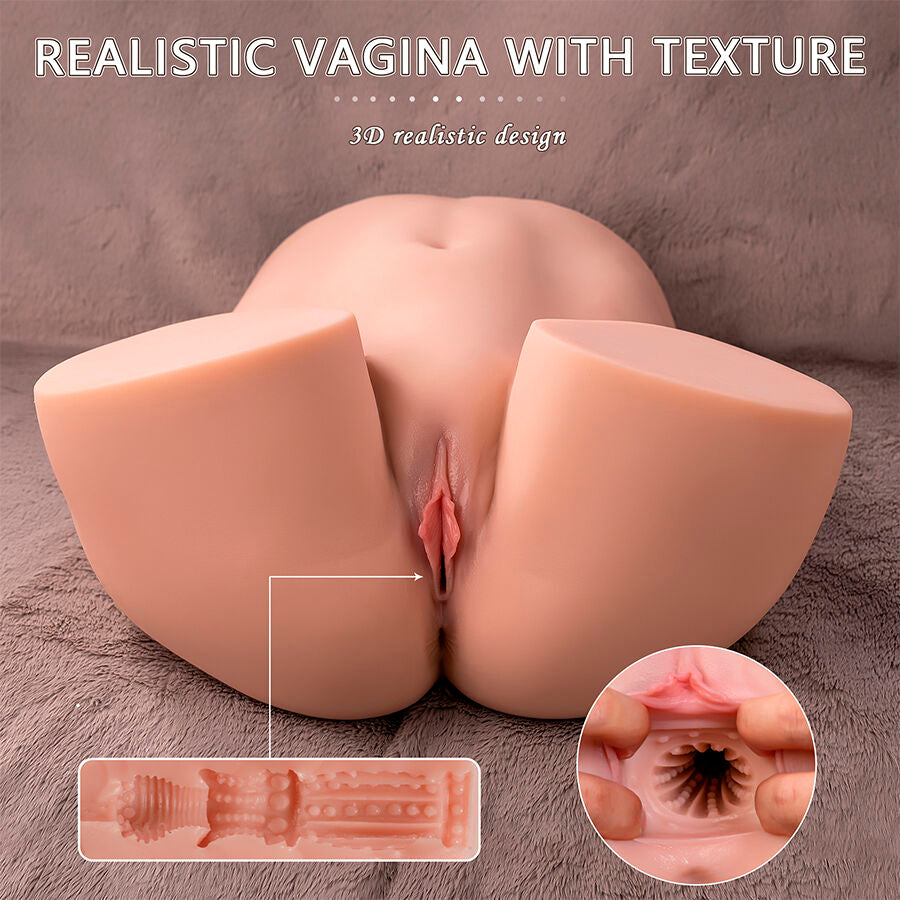 XISE - MASTURBATEUR VAGINAL RÉALISTE ETHEL AVEC PLUSIEURS POSITIONS DE VIBRATION