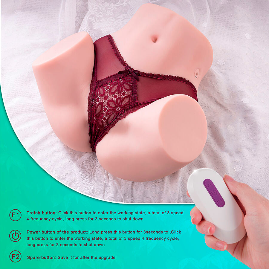 XISE - MASTURBATEUR VAGINAL RÉALISTE MARISA AVEC POSITIONS MULTIPLES ET FONCTION DE POUSSÉE